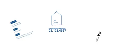 Bianco linee pulite illustrazione immobiliare