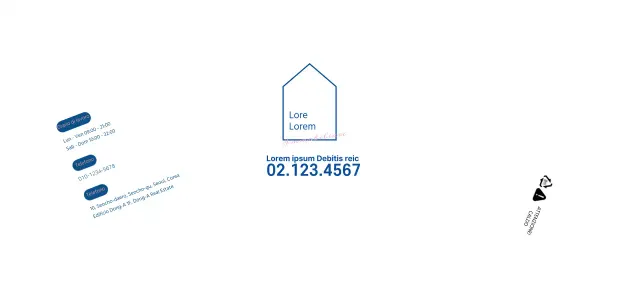 Bianco linee pulite illustrazione immobiliare