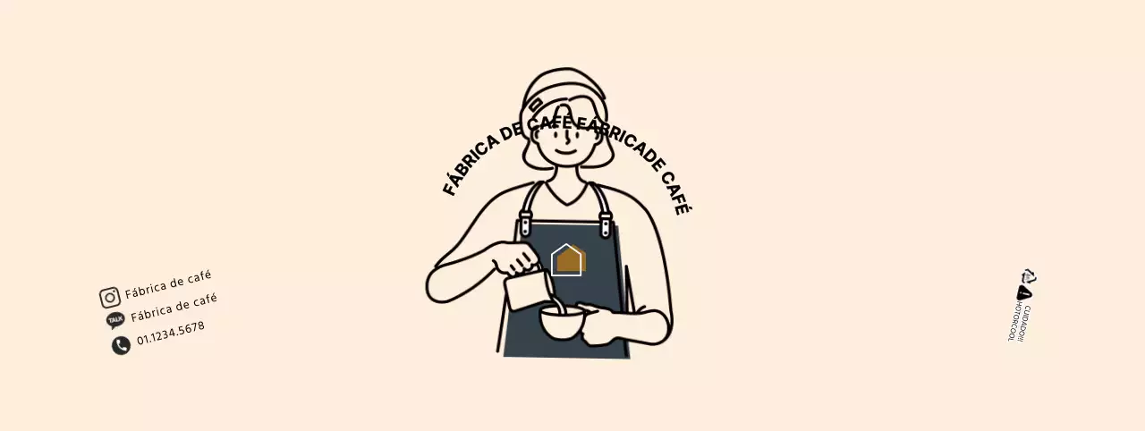 Suporte para chávenas de café Baristylist simples em bege