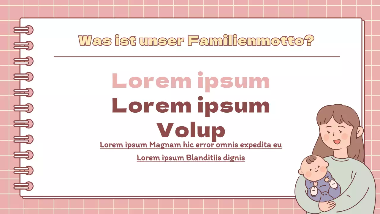 Minimalistische Grundschulferien-Hausaufgabenpräsentation in Rosa und Gelb