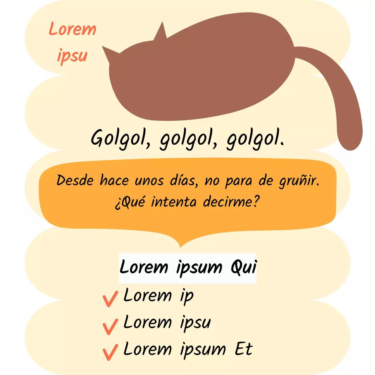 La adorable historia del lenguaje gatuno de Brown y Yellow