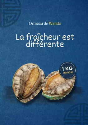 BleuTraditionnelAbalonePoster