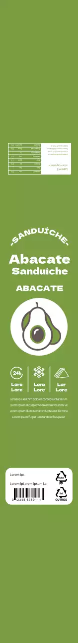Ícone simples verde lancheira para sandes
