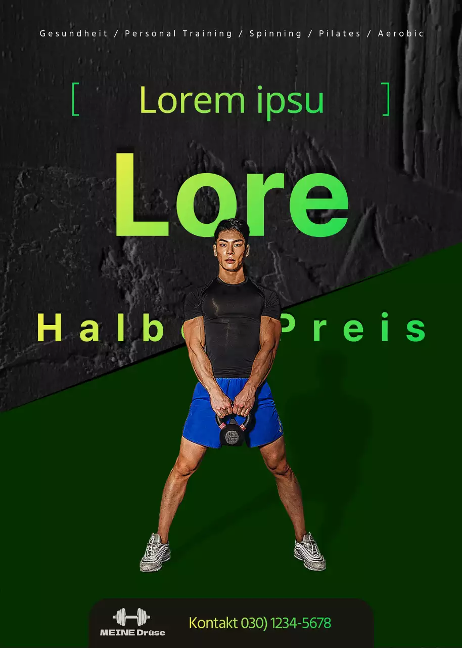 Sonderangebote zum Jahresbeitrag Gesundheit mit grünem Farbverlauf hervorgehoben