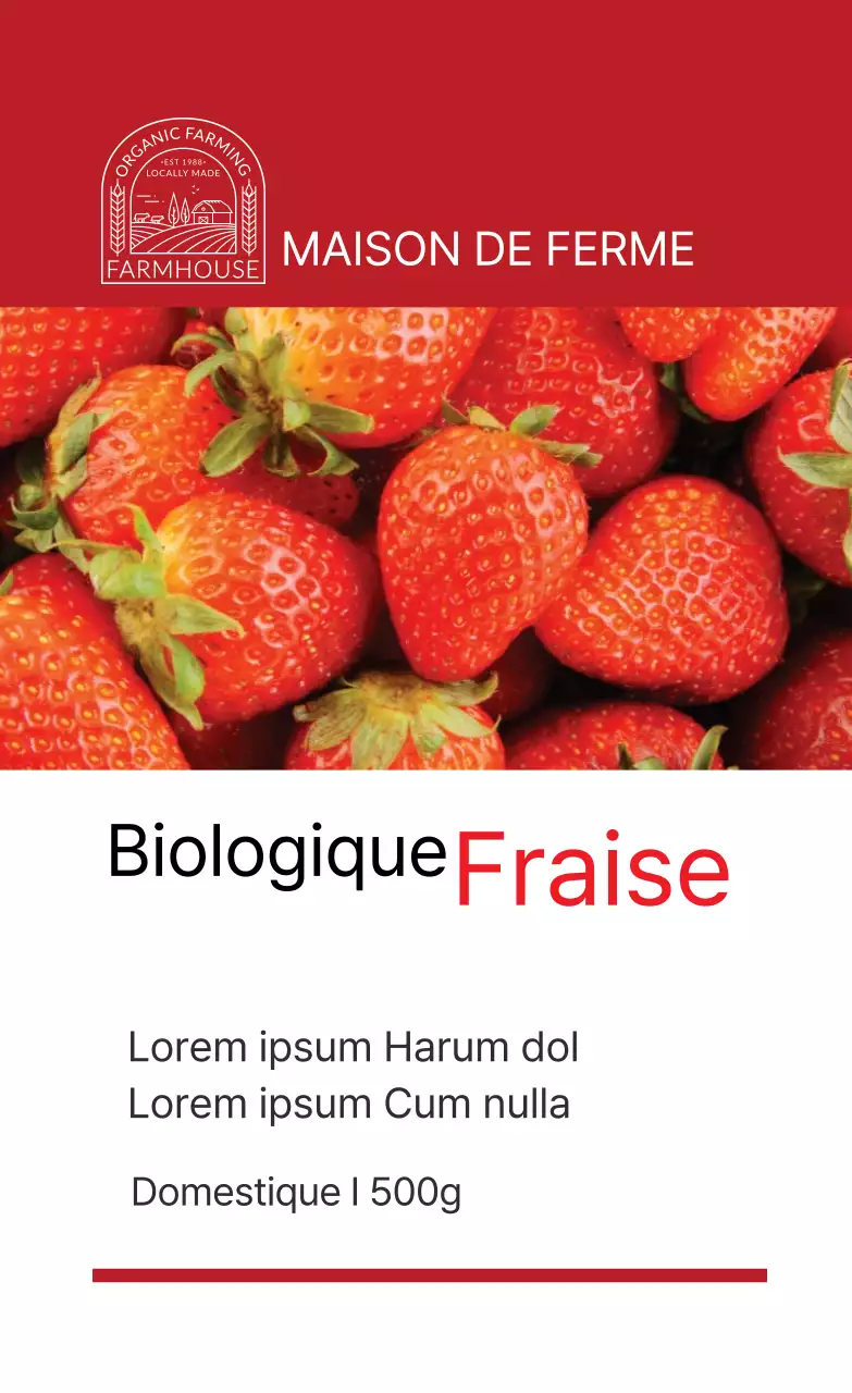Fraises biologiques