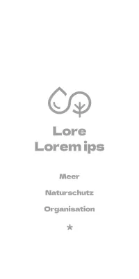 Meeresschutzagentur Konzept mit Wasser und Bäumen Illustration