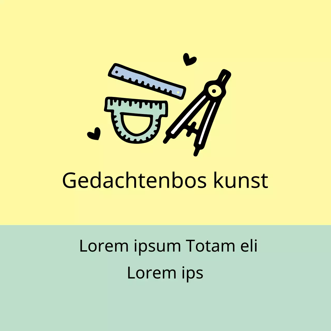 Yellow Yandu Illustratie Kunstschool Promotie