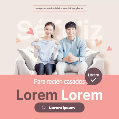 Imagen del alquiler de toda la casa de un recién casado rosa