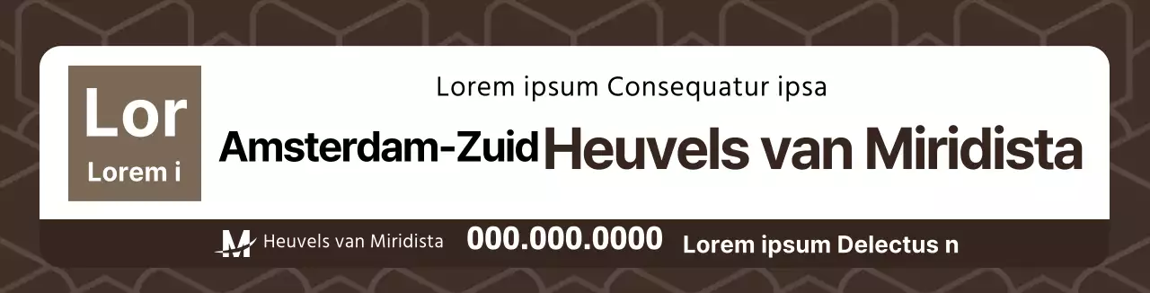 Bruin Schoon VormenDessin Eigendom Promotie