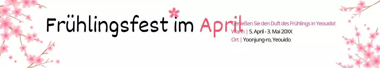 Frühlingsfest im April
