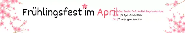 Frühlingsfest im April