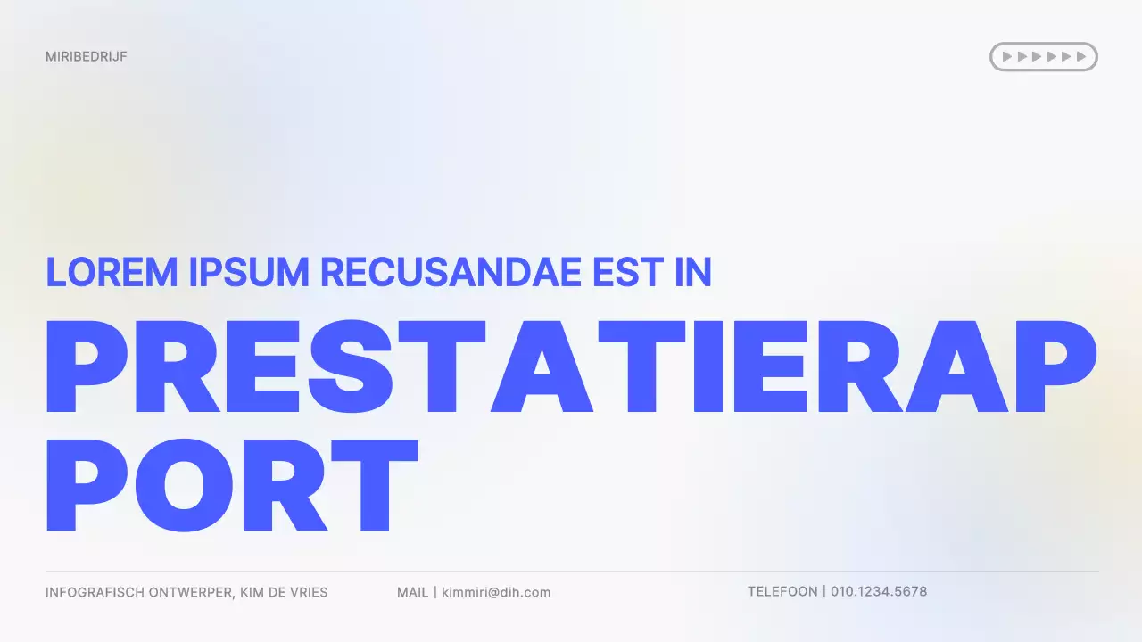 Geel en blauw kleurverloop Eenvoudige grafieken en infographics Conceptueel prestatierapport