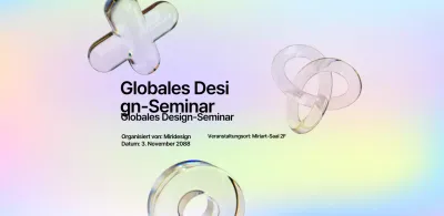 Vortrag am runden Tisch mit Porträts in Grün und Grau