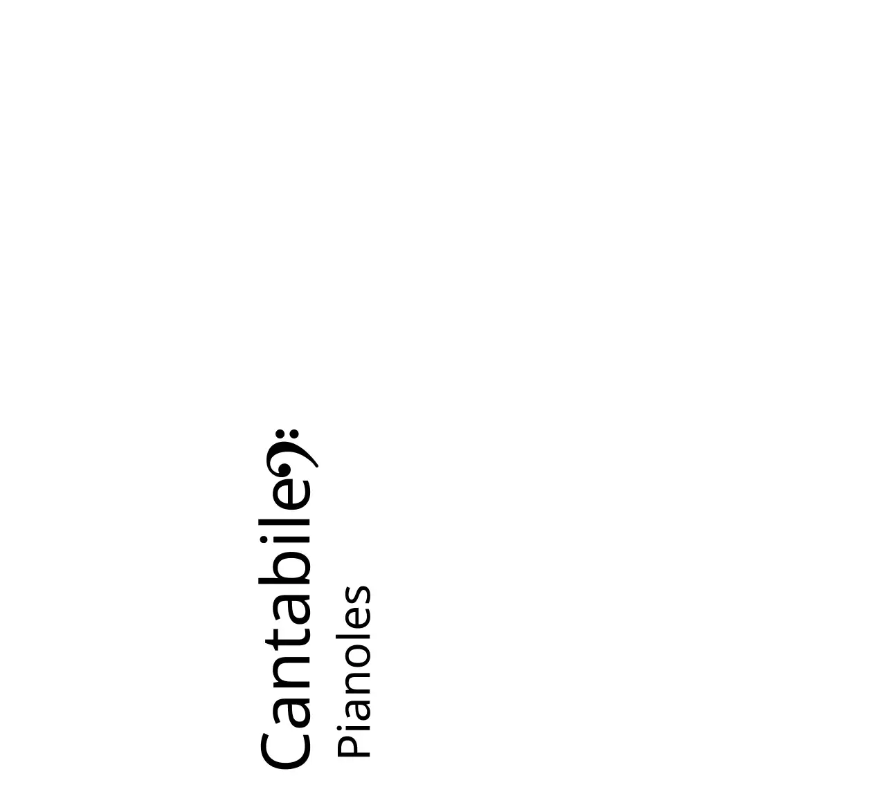 Strakke serif typografie concept piano academy in zwart