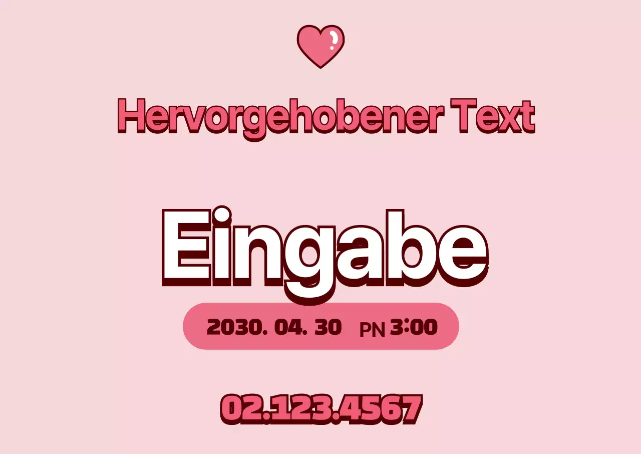 44514_Herz-Text eingeben