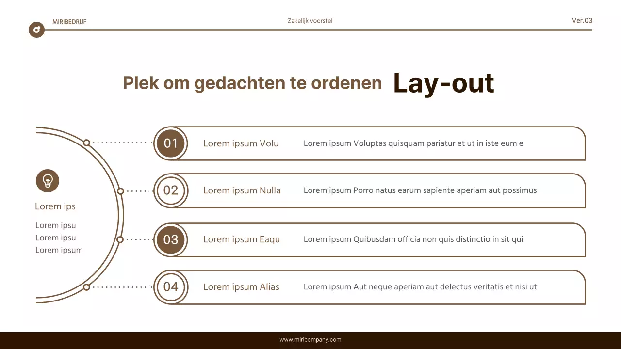 Eenvoudig bruin en wit tekstmarkeringsrapport