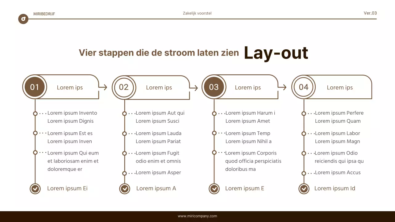 Eenvoudig bruin en wit tekstmarkeringsrapport