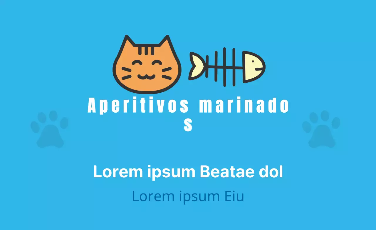 Aperitivos marinados