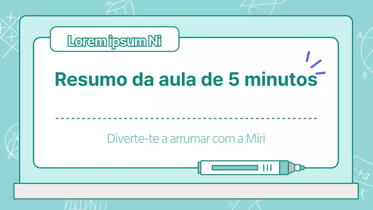 Lições de 5 minutos educativas da Mint