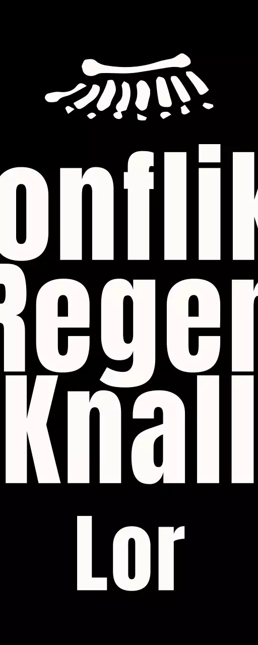 Altmodisches Schaufensterschild mit schwarzem, weißem und rotem Miribonga-Restauranttext und Abbildungen von Hanok-Dächern und Stempelformen.