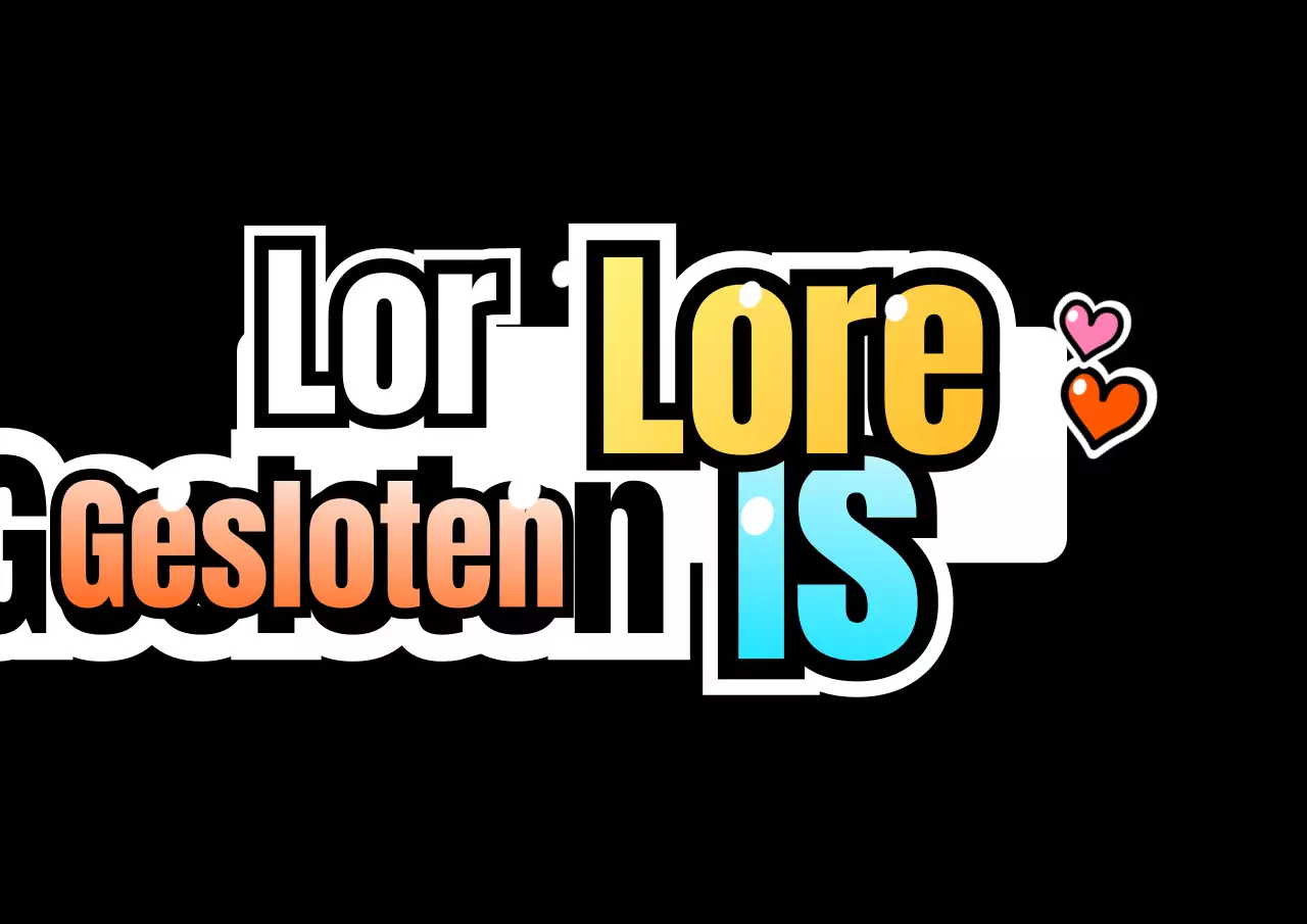 Handgeschreven POP Concept Kleurverloop Aankondiging Titel