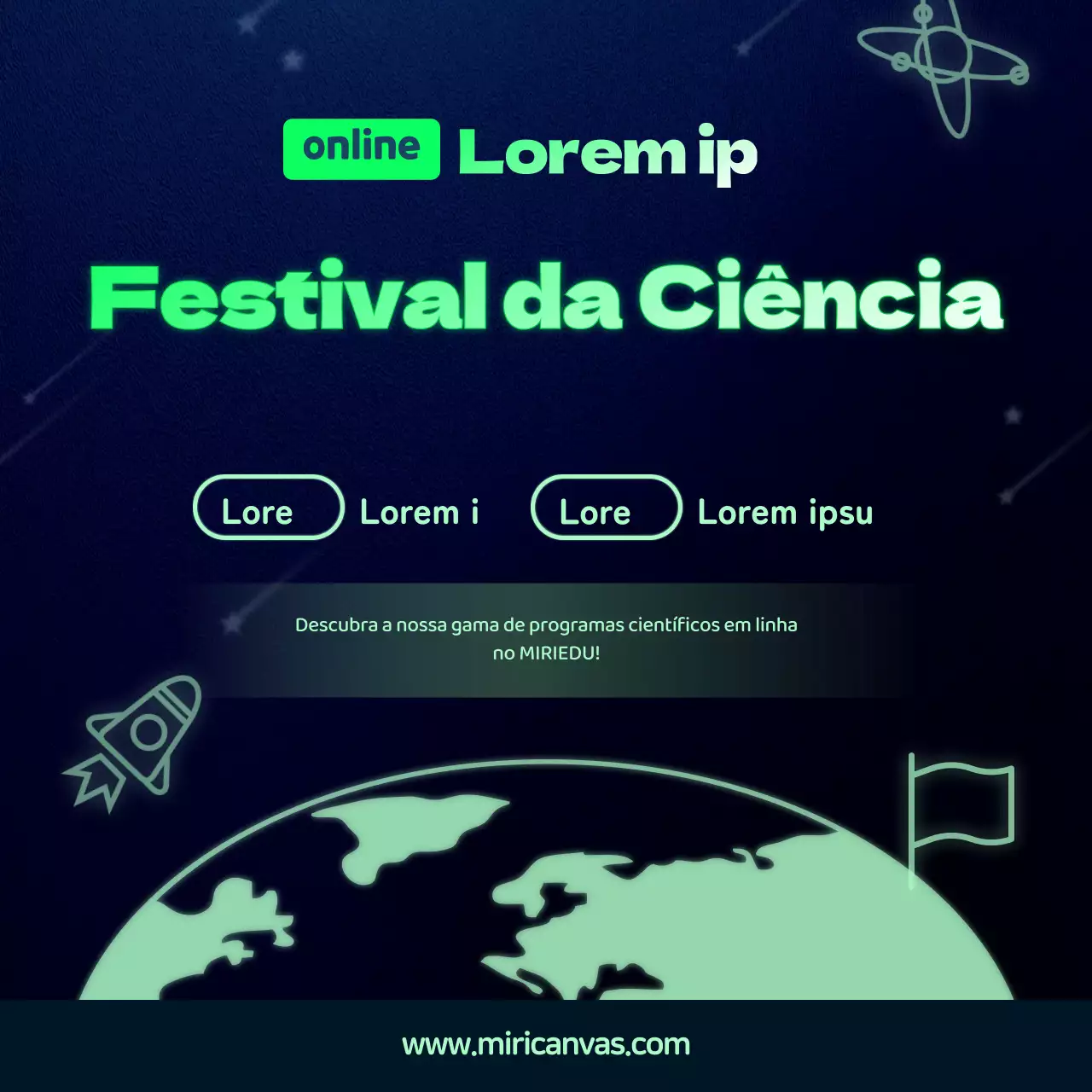 Um guia para o festival de ciência cósmica em cores néon