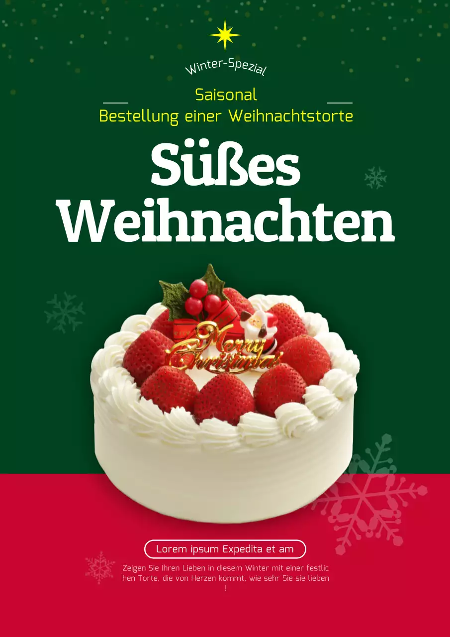Weihnachts-Poster