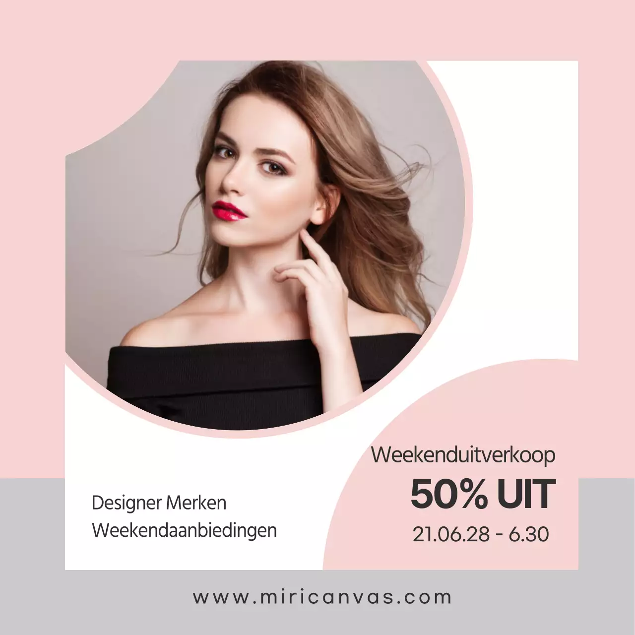 Licht Roze Grijs Fashion Designer Merk Weekend Exclusief - Copy