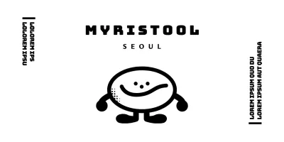 Schone en schattige koffieboon illustratie logo-stijl voor informatieve en service-aankondigingen in Miri Sugar