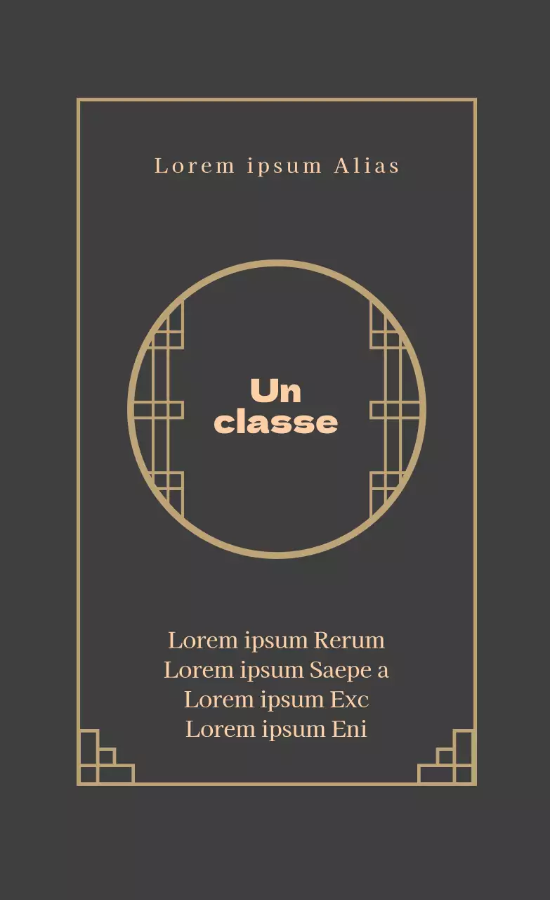 Coffret cadeau beige illustré étiquette d'emballage hanwa