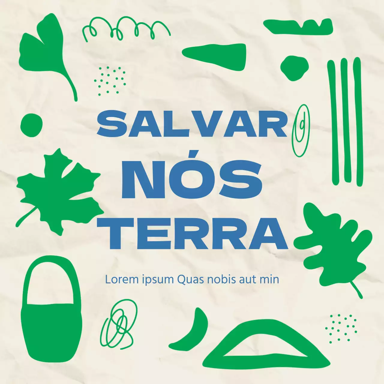 Verde e giro, promoção de organizações ambientais