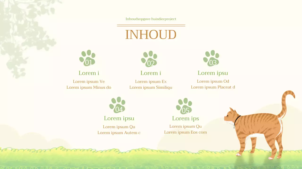 Introductie van het pastelgeïllustreerde co-oppas project