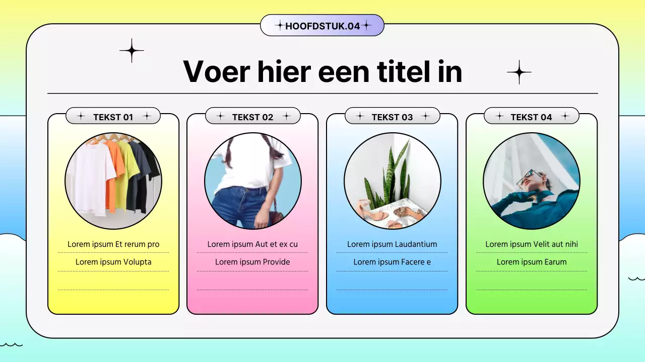 Felgekleurde verlopen zomerpromotie