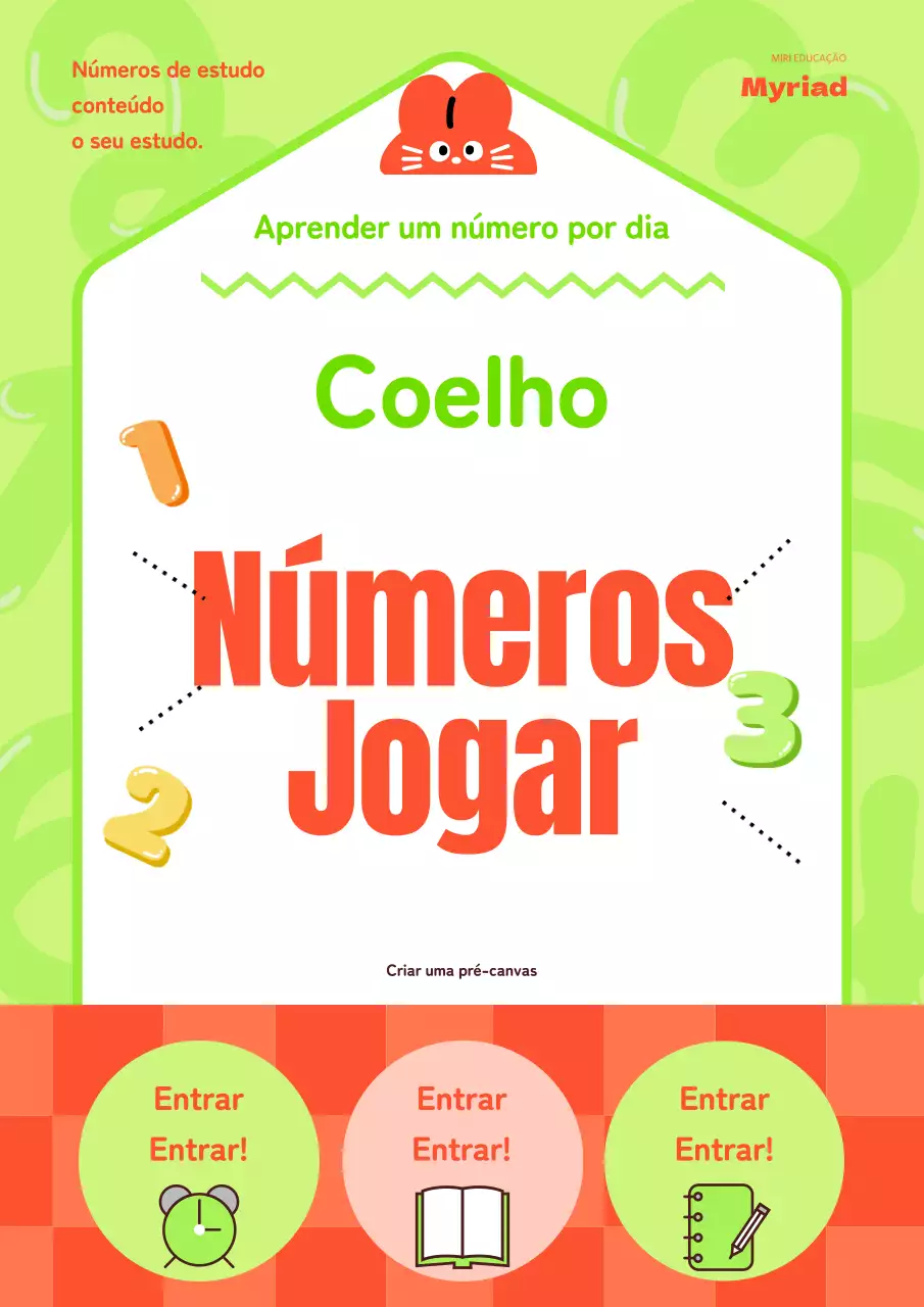Capa de livro de educação infantil em chartreuse e laranja