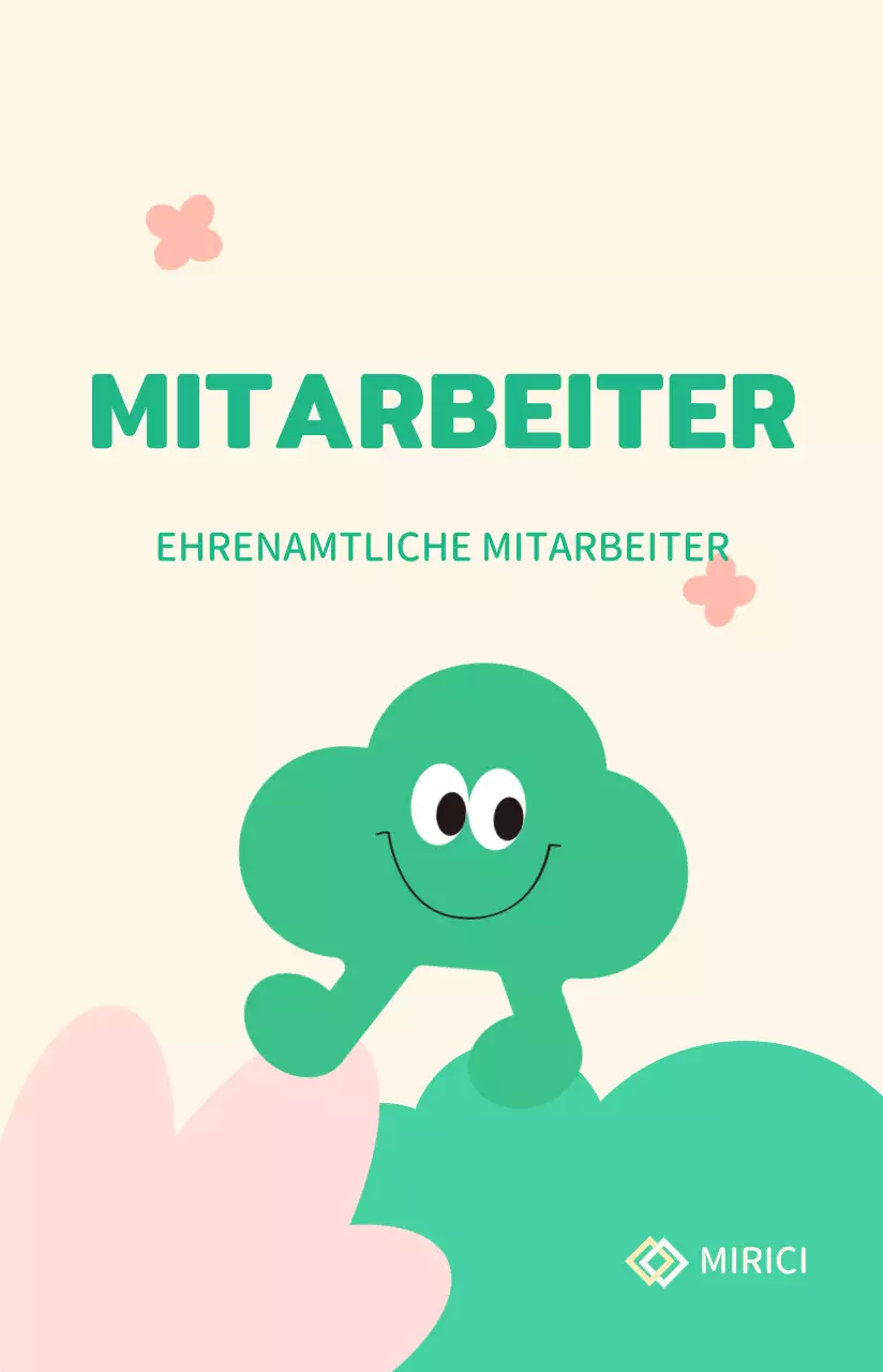 Buntes, spritziges, niedliches Charakter-Illustrations-Profil für die Anpreisungskampagne