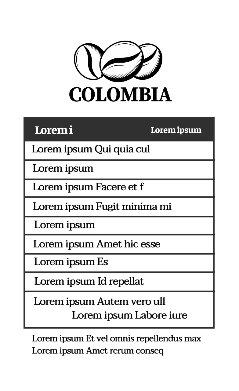 Zwarte illustratie schoon café koffie details