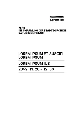 Schwarzer und einfacher Text im Layout-Stil Informationsleitfaden zur Fotoausstellung