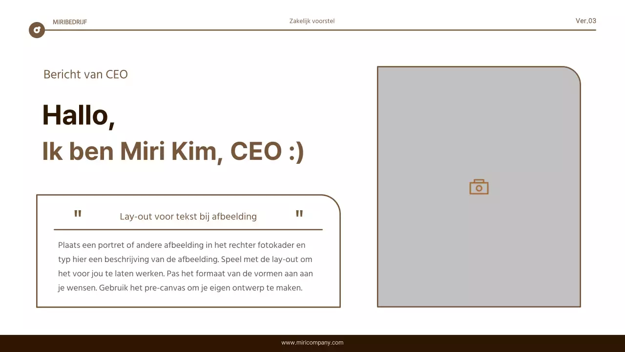 Eenvoudig bruin en wit tekstmarkeringsrapport