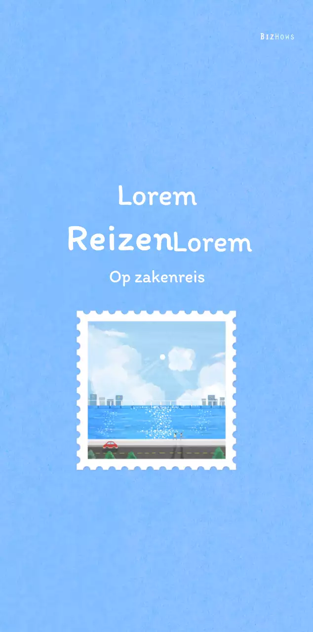 Stempelillustraties met een warm concept