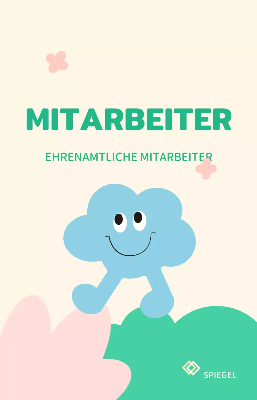 Buntes, spritziges, niedliches Charakter-Illustrations-Profil für die Anpreisungskampagne