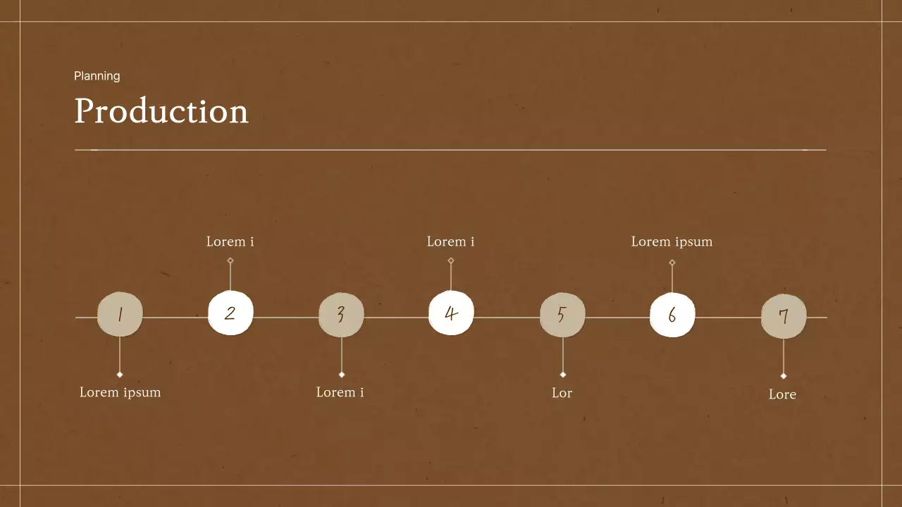 Album Scrapbooking Concept Film Proposal en Beige Brown