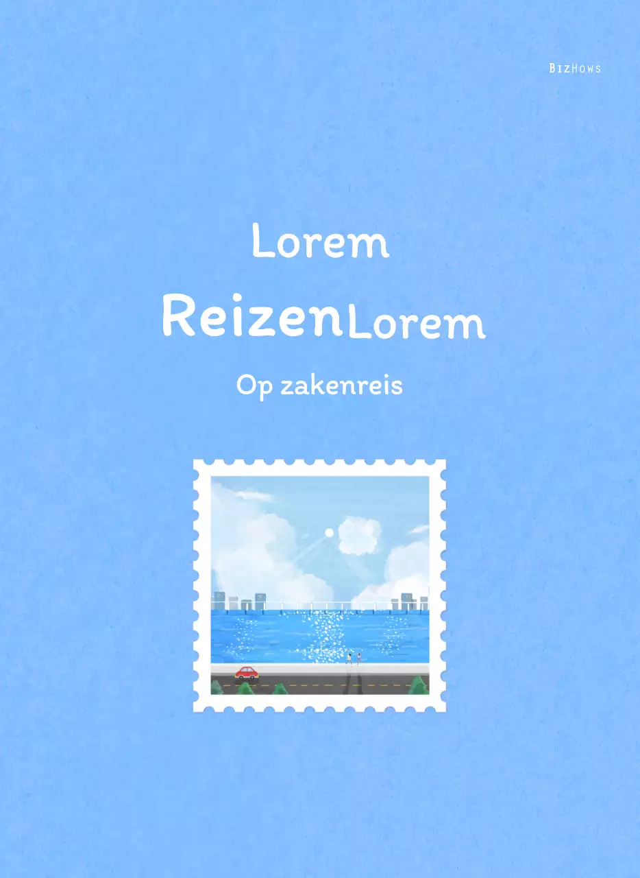 Stempelillustraties met een warm concept