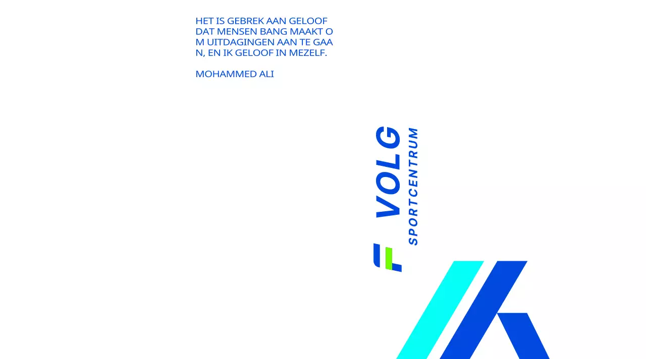 Sterk, aantrekkelijk ontwerp met lichtblauwe en blauwe kleurverlopen