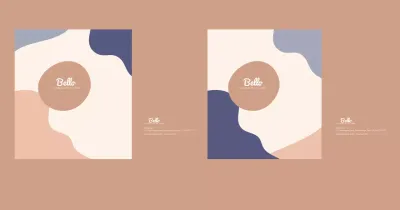 Marrone Caldo Illustrazione Forme Modelli