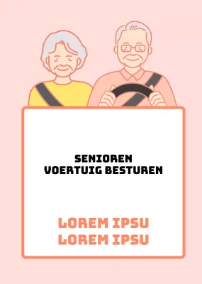 Bejaarde rijdende automagneet