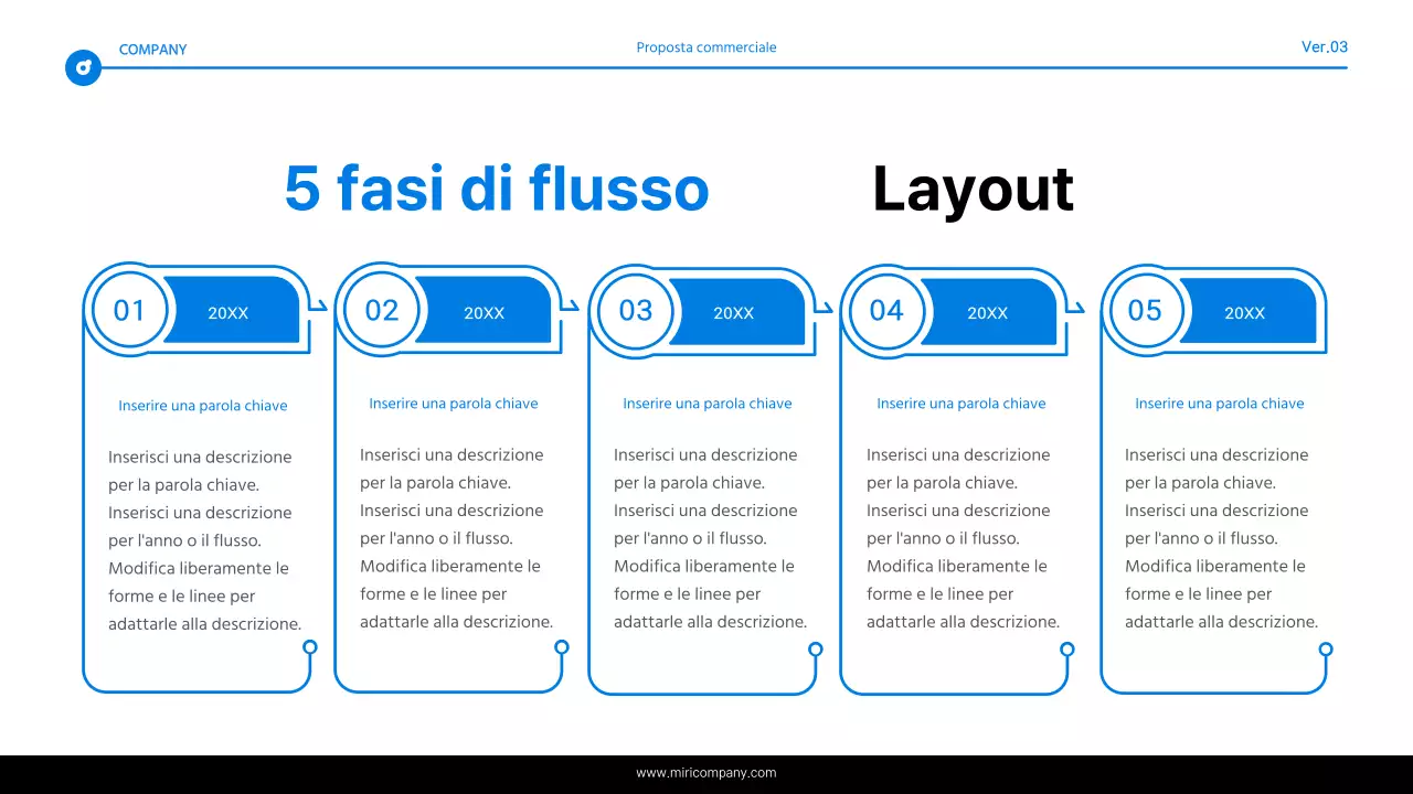 Semplice rapporto di evidenziazione del testo blu e bianco