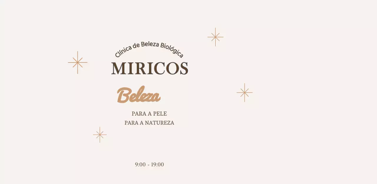 Clínica de estética luxuosa e luminosa em bege e dourado