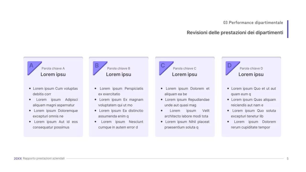 Kit di presentazione aziendale viola, concetto di interfaccia utente tridimensionale