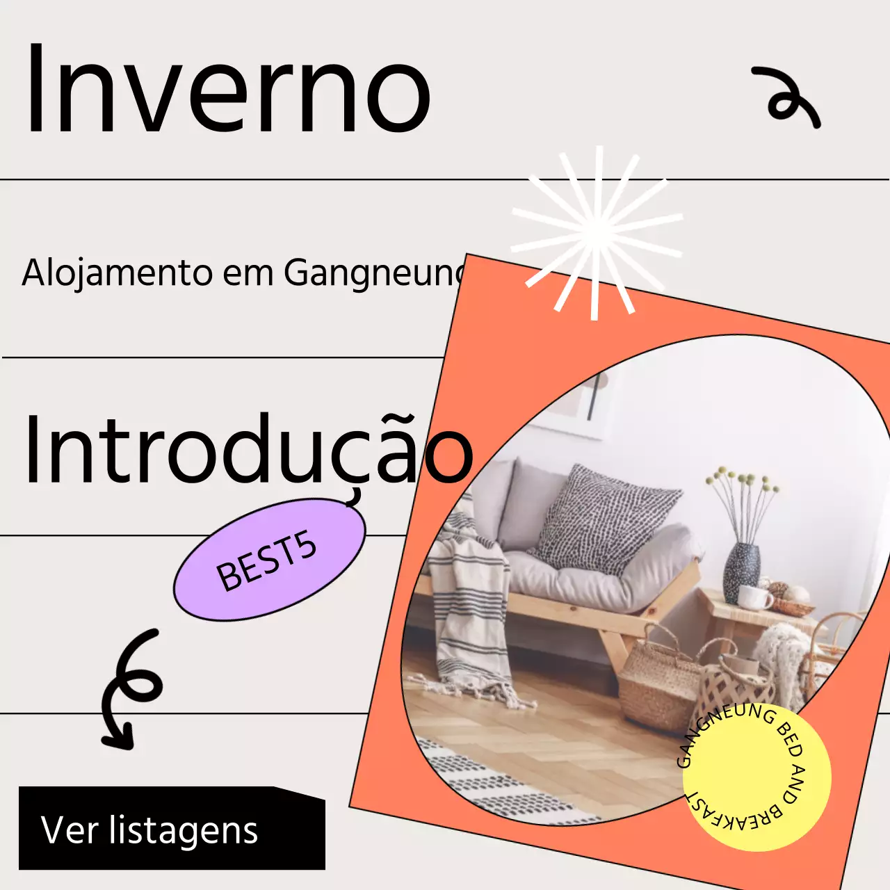 Listagens com um tema de agenda cinzento-alaranjado
