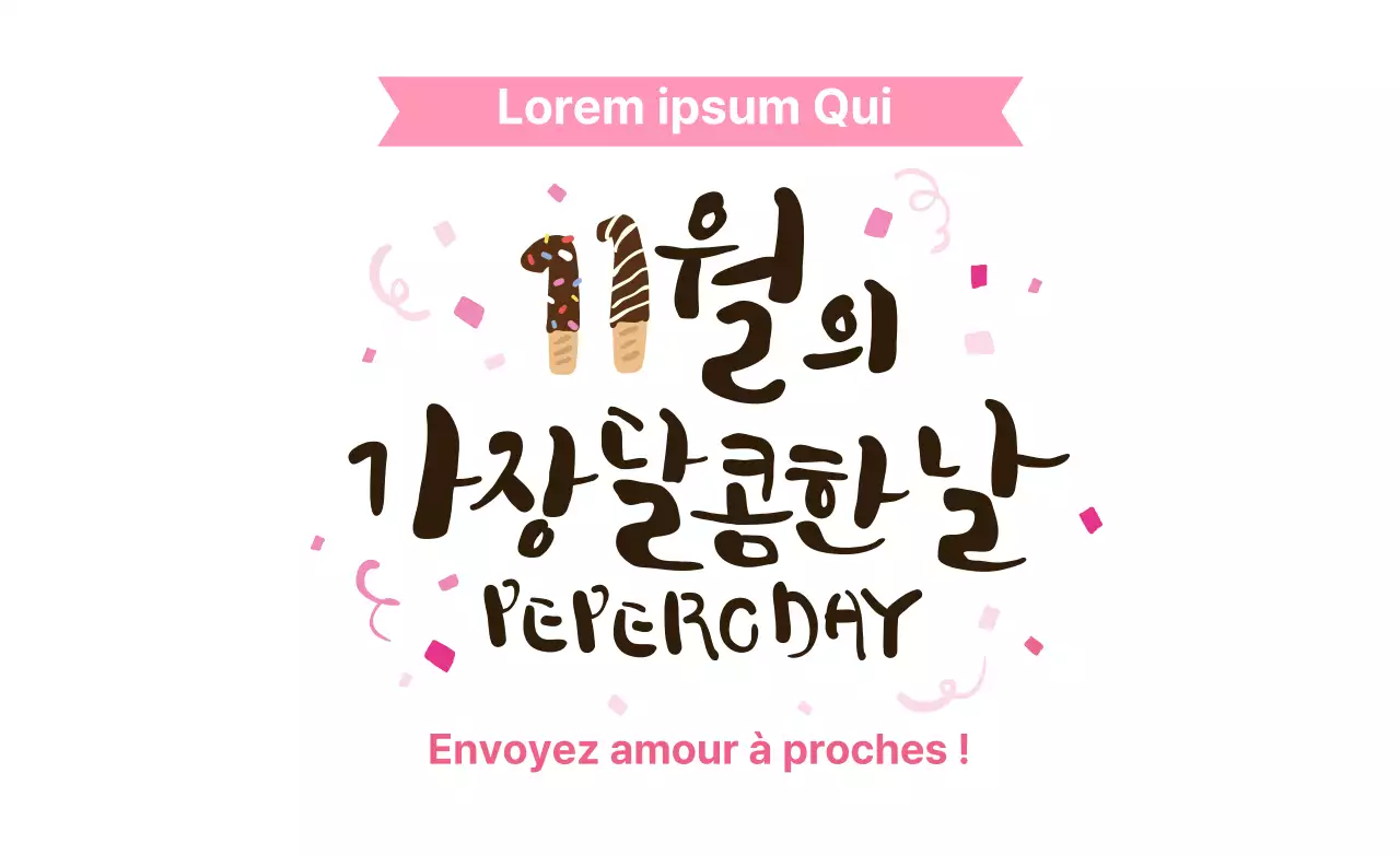 Répandre l'amour en novembre